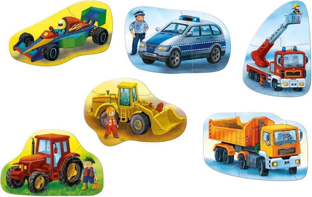 Bild: 4010168231068 | 6 erste Puzzles - Fahrzeuge | Hartmut Bieber | Spiel | Brettspiel