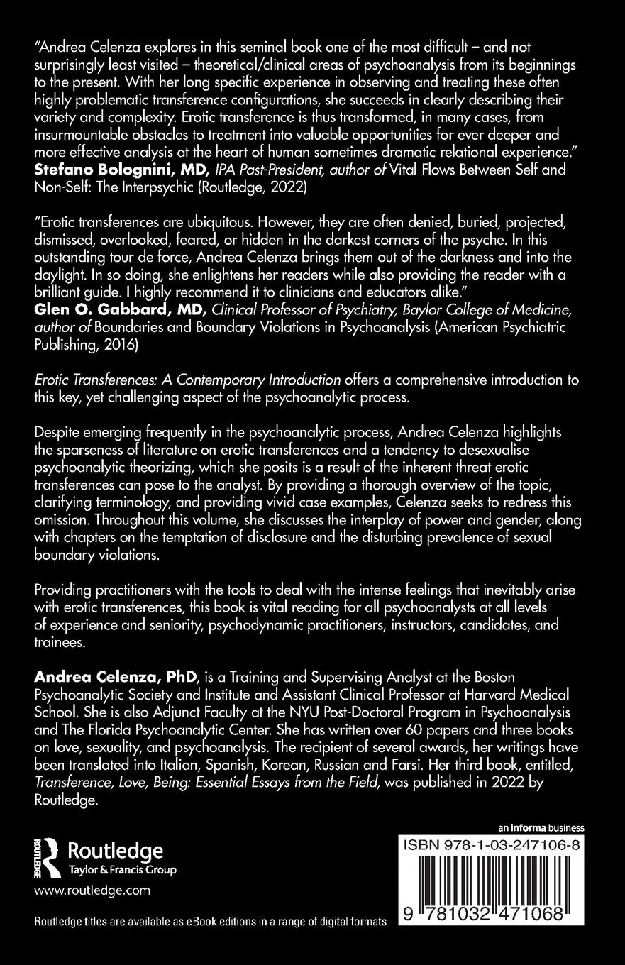 Rückseite: 9781032471068 | Erotic Transference | A Contemporary Introduction | Andrea Celenza