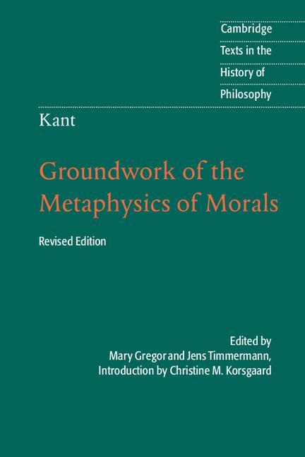 Cover: 9781107401068 | Kant | Groundwork of the Metaphysics of Morals | Immanuel Kant | Buch
