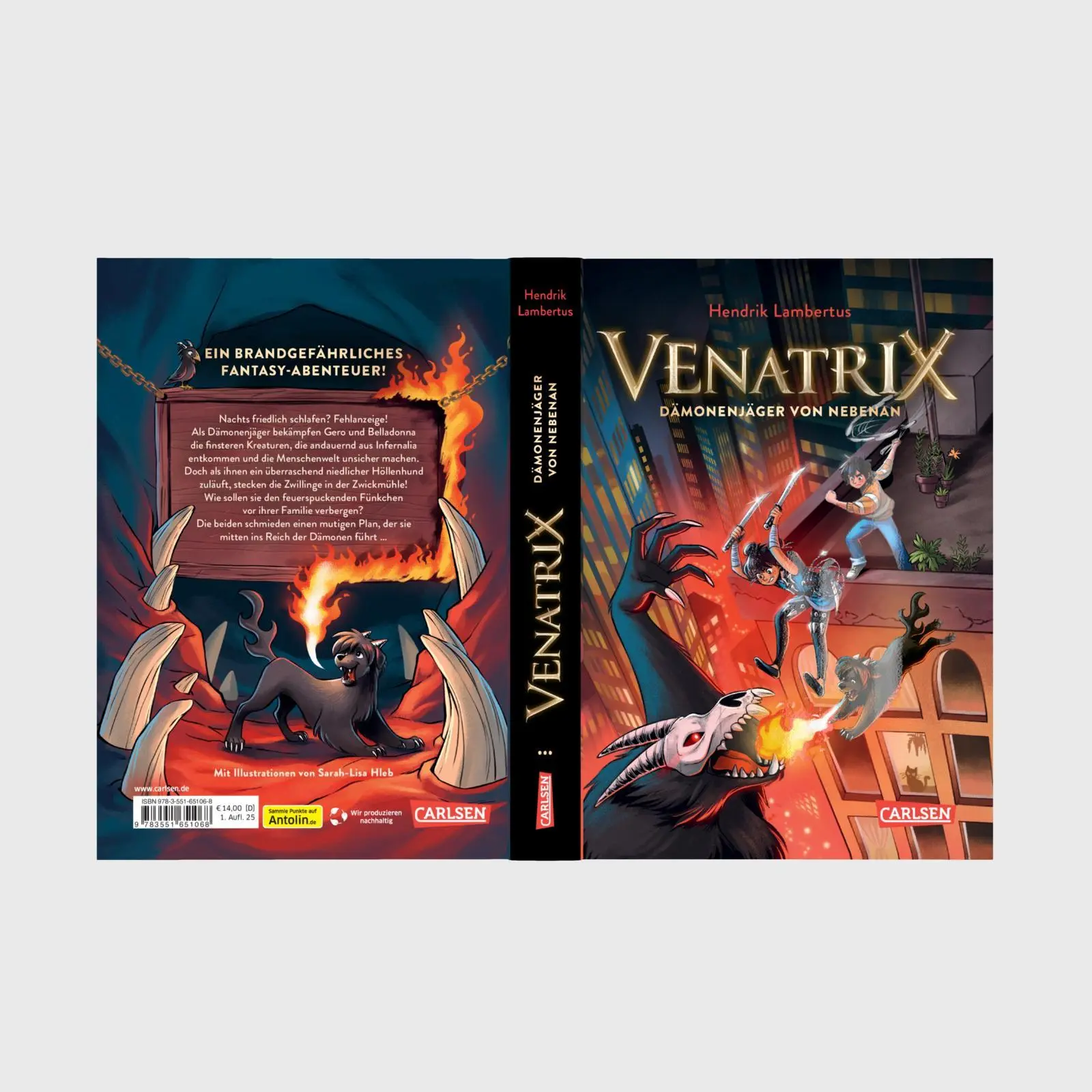 Bild: 9783551651068 | Venatrix 1: Venatrix - Dämonenjäger von nebenan | Hendrik Lambertus