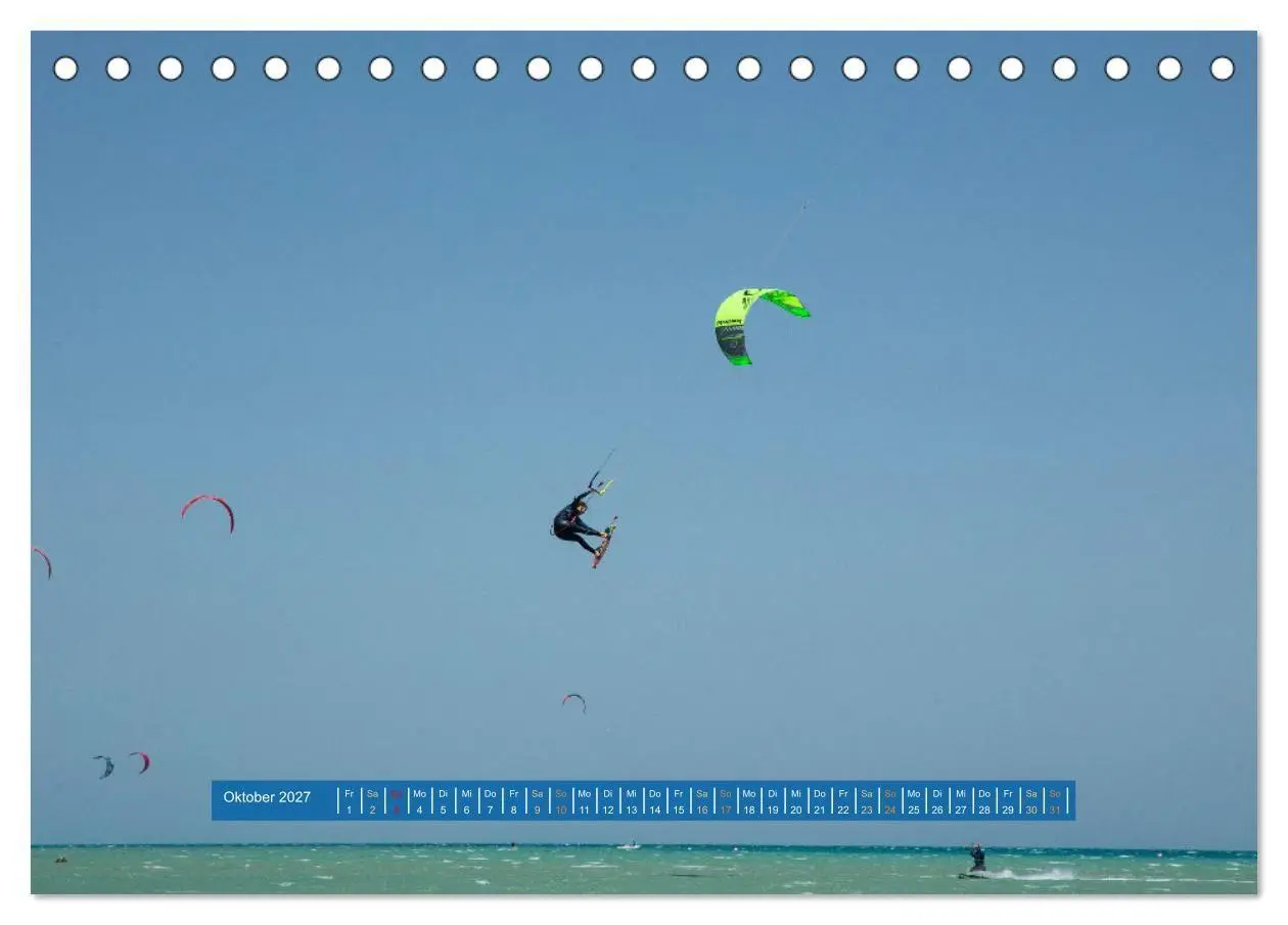 Bild: 9783569401068 | Kite Boarding El Gouna (Tischkalender 2027 DIN A5 quer), CALVENDO...