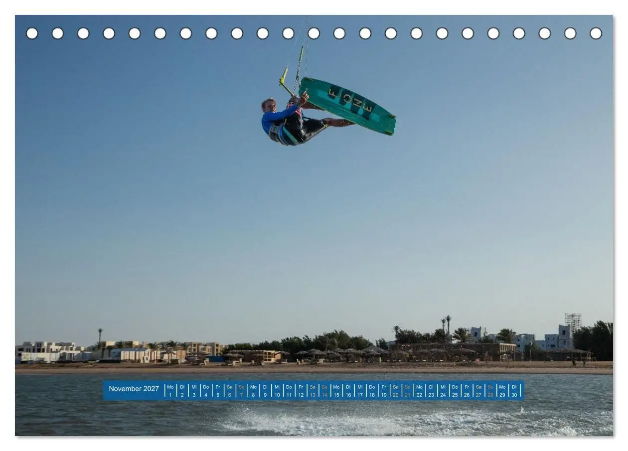 Bild: 9783569401068 | Kite Boarding El Gouna (Tischkalender 2027 DIN A5 quer), CALVENDO...