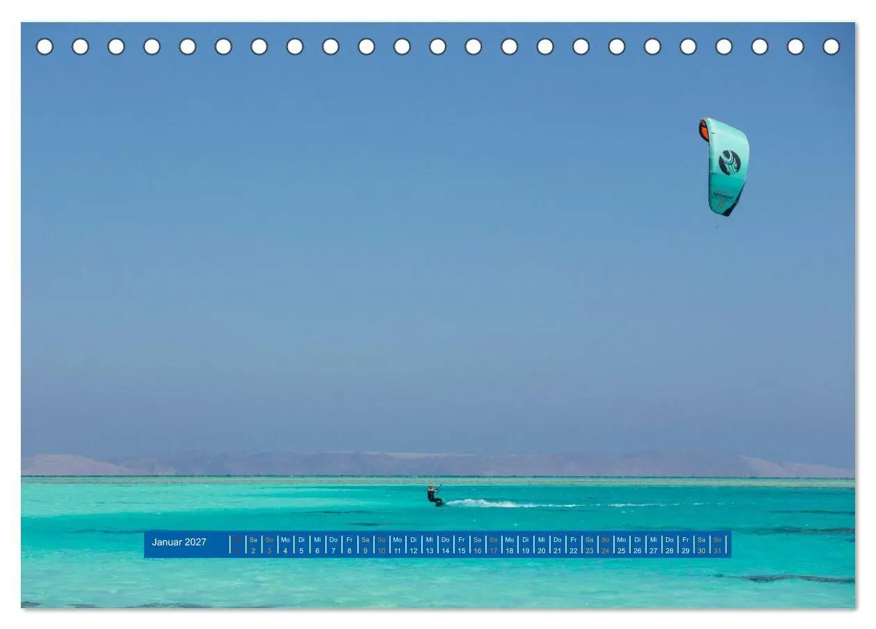 Bild: 9783569401068 | Kite Boarding El Gouna (Tischkalender 2027 DIN A5 quer), CALVENDO...