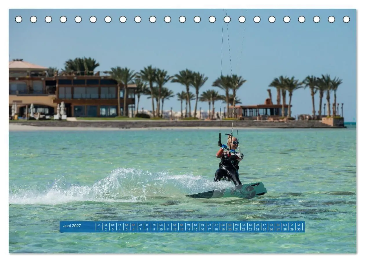 Bild: 9783569401068 | Kite Boarding El Gouna (Tischkalender 2027 DIN A5 quer), CALVENDO...