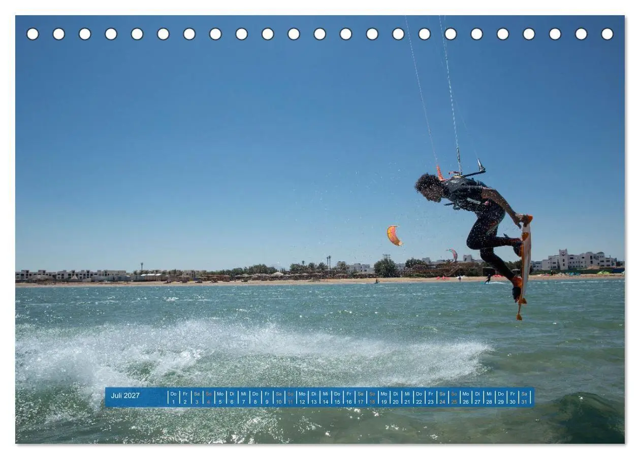 Bild: 9783569401068 | Kite Boarding El Gouna (Tischkalender 2027 DIN A5 quer), CALVENDO...