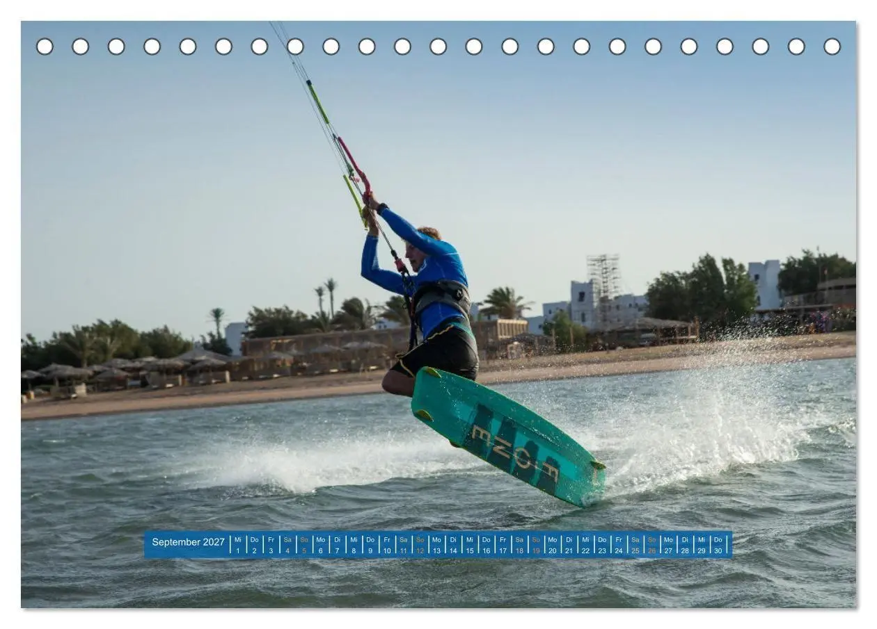 Bild: 9783569401068 | Kite Boarding El Gouna (Tischkalender 2027 DIN A5 quer), CALVENDO...