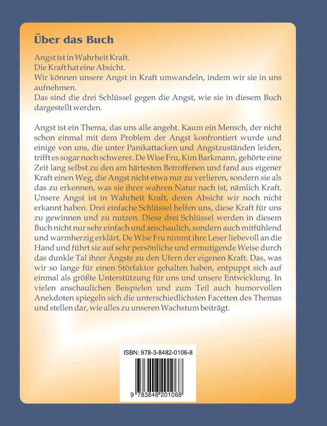 Rückseite: 9783848201068 | Der Wendepunkt der Angst | Kim Barkmann | Taschenbuch | 180 S. | 2012