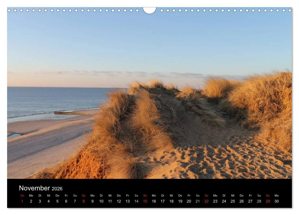 Bild: 9783516161168 | Sylt 2026 (Wandkalender 2026 DIN A3 quer), CALVENDO Monatskalender