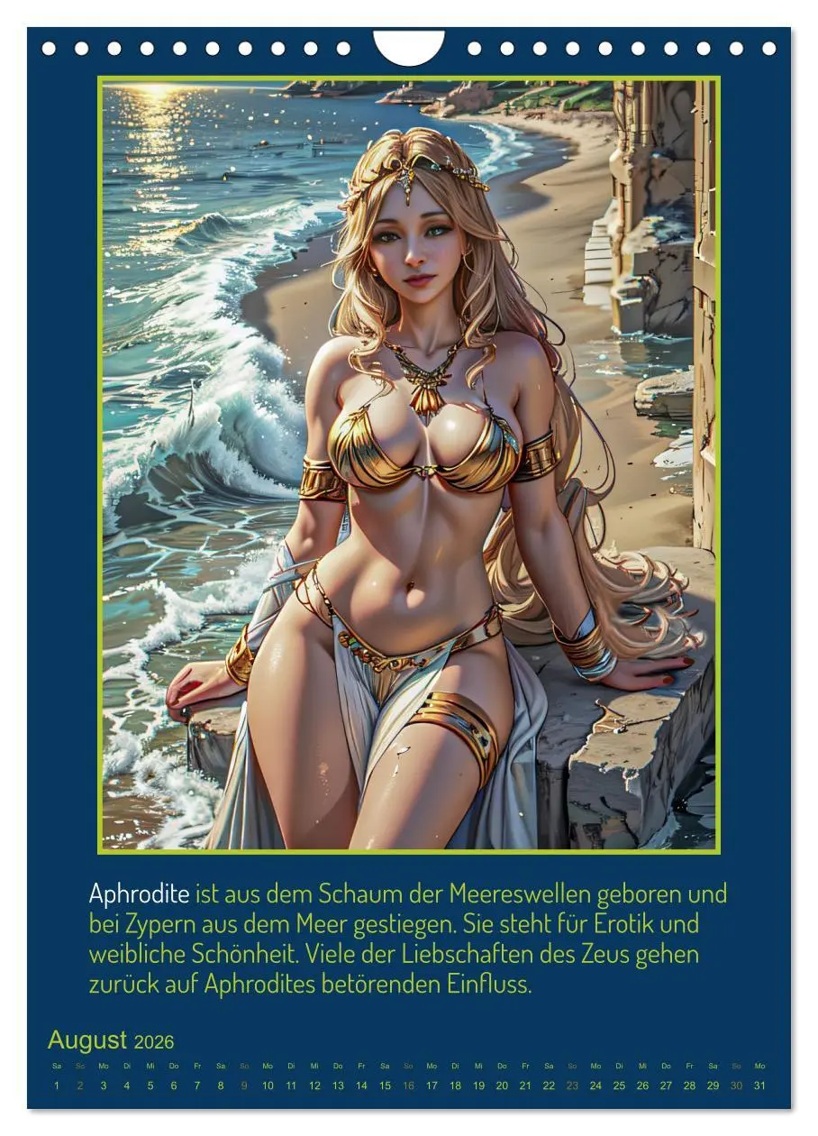 Bild: 9783516301168 | Olympische Götter (Wandkalender 2026 DIN A4 hoch), CALVENDO...