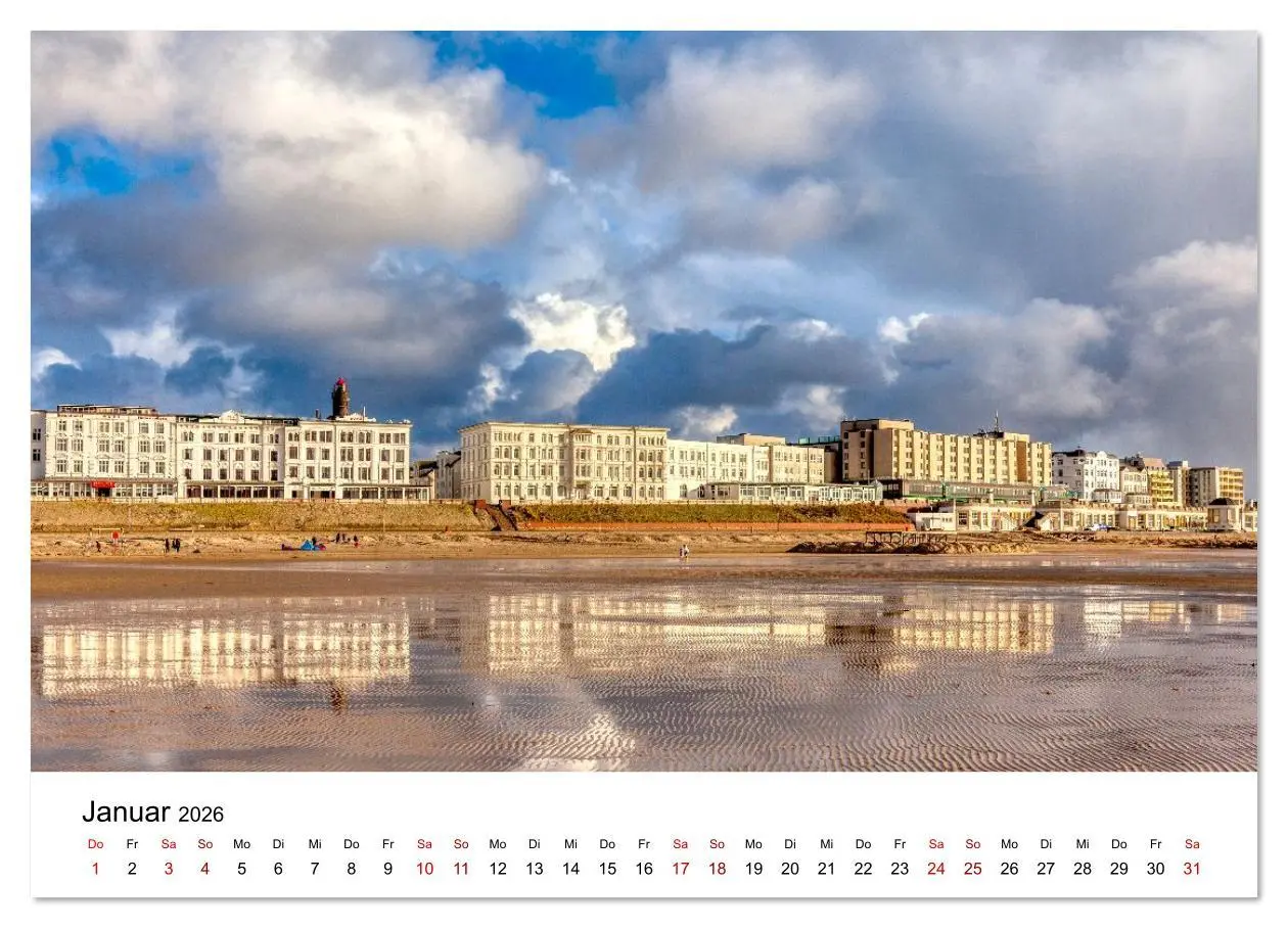 Bild: 9783516611168 | Insel Borkum - Ein Jahr zwischen Wind und Wellen (Wandkalender 2026...