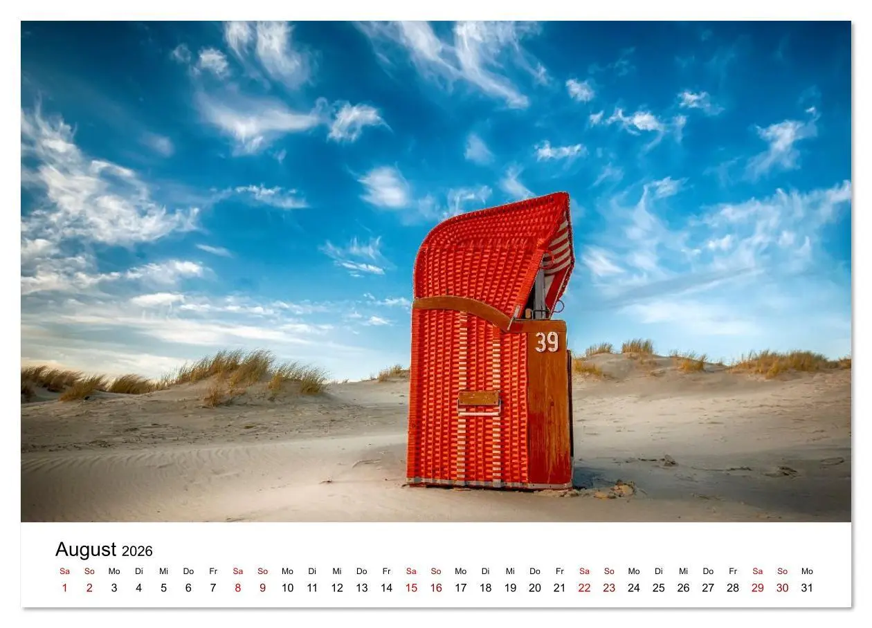 Bild: 9783516611168 | Insel Borkum - Ein Jahr zwischen Wind und Wellen (Wandkalender 2026...