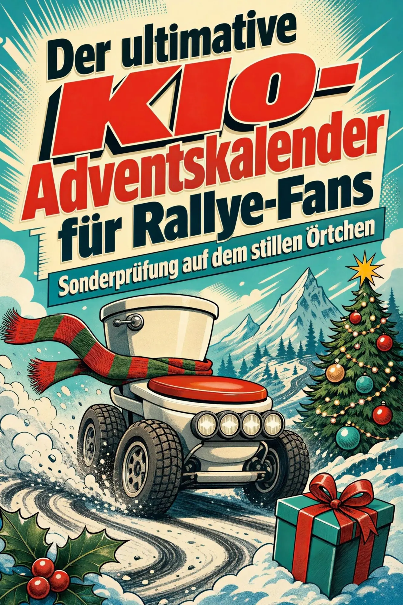 Cover: 9783696111168 | Der ultimative Klo-Adventskalender für Rallye-Fans | Noah Möller