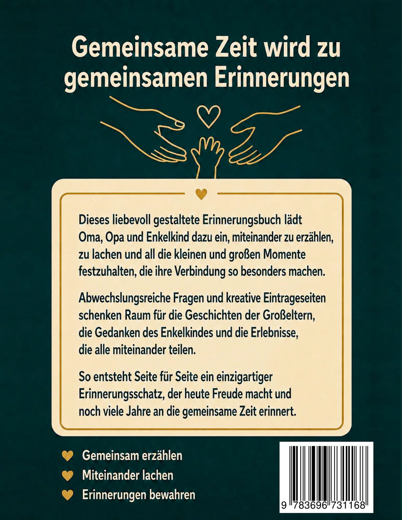 Rückseite: 9783696731168 | Oma, Opa und ich - Unser gemeinsames Erinnerungsbuch | Tilda Rosenhain