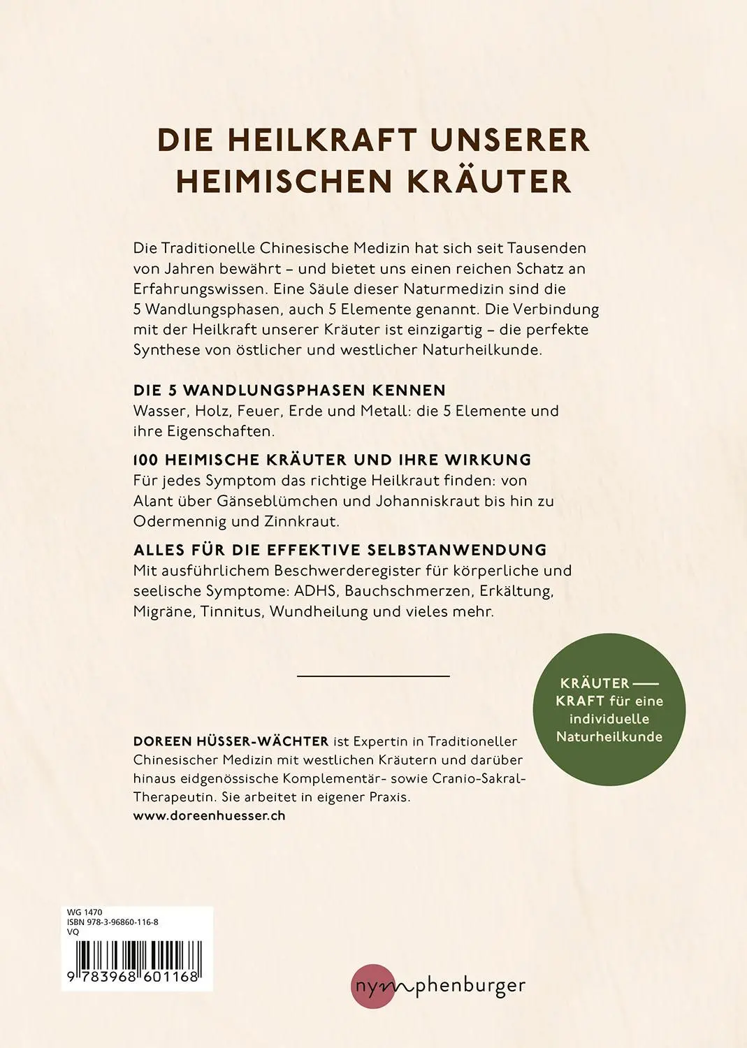 Bild: 9783968601168 | Die 5 Elemente der TCM und die Heilkraft unserer heimischen Kräuter