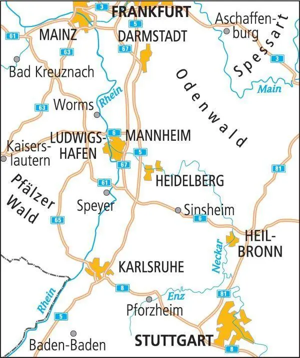 Bild: 9783969901168 | ADFC-Radtourenkarte 20 Rhein /Neckar 1:150.000, reiß- und...