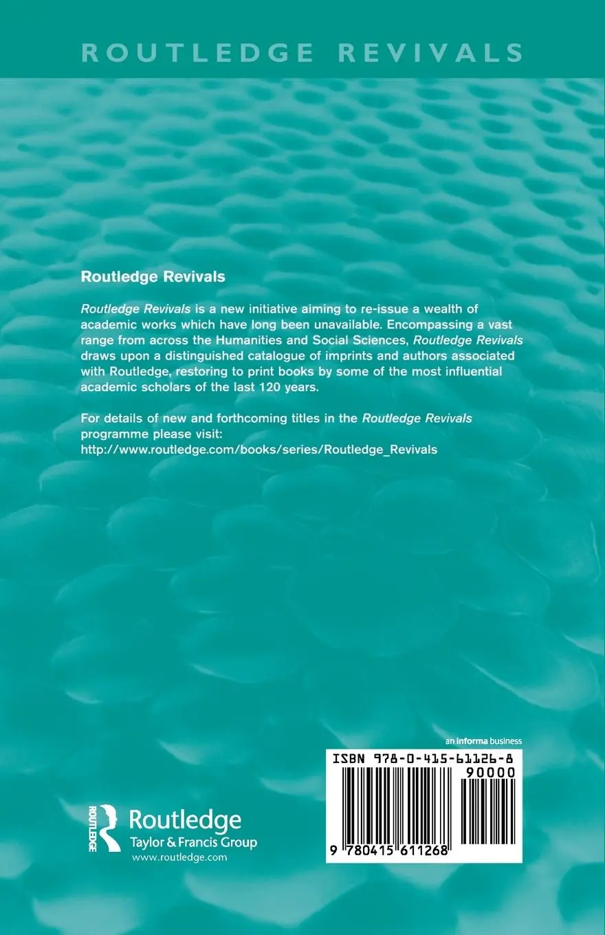 Rückseite: 9780415611268 | Concept Formation in Social Science (Routledge Revivals) | Outhwaite