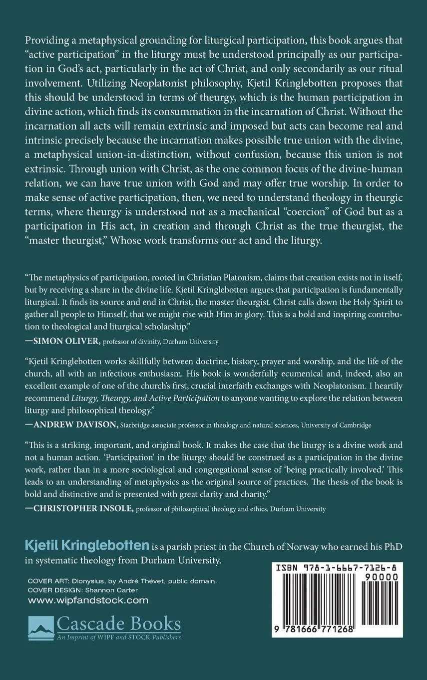 Rückseite: 9781666771268 | Liturgy, Theurgy, and Active Participation | Kjetil Kringlebotten