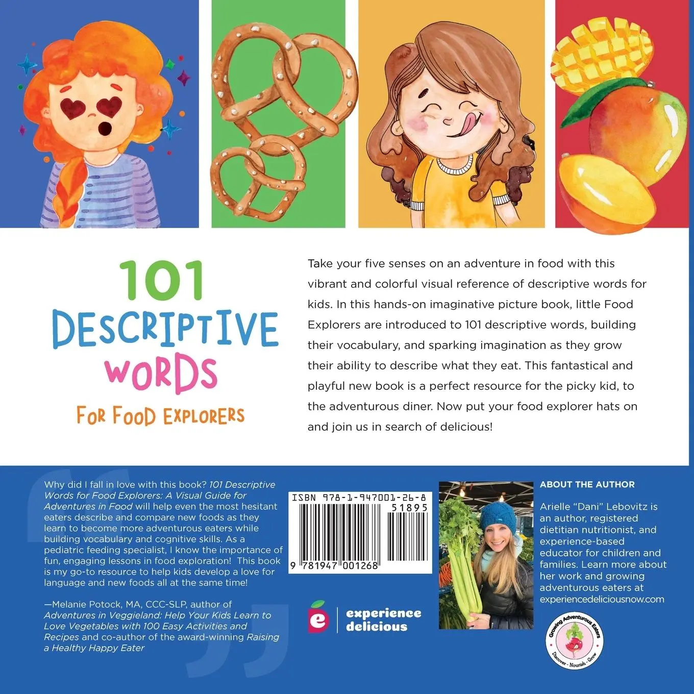 Rückseite: 9781947001268 | 101 Descriptive Words for Food Explorers | Arielle Dani Lebovitz