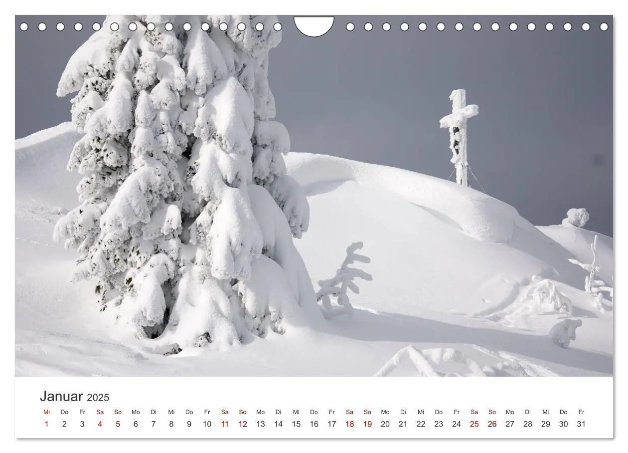 Bild: 9783435421268 | Gipfelkreuze im Böhmerwald (Wandkalender 2025 DIN A4 quer),...