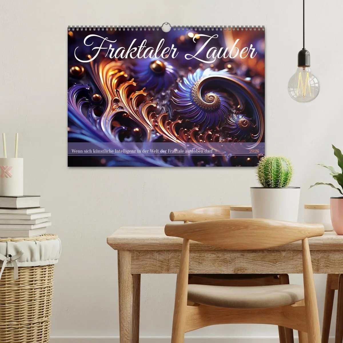 Bild: 9783457511268 | Fraktaler Zauber (Wandkalender 2026 DIN A3 quer), CALVENDO...