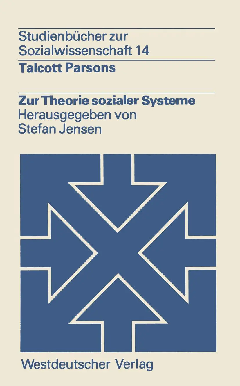 Cover: 9783531211268 | Zur Theorie sozialer Systeme | Talcott Parsons | Taschenbuch | 318 S.