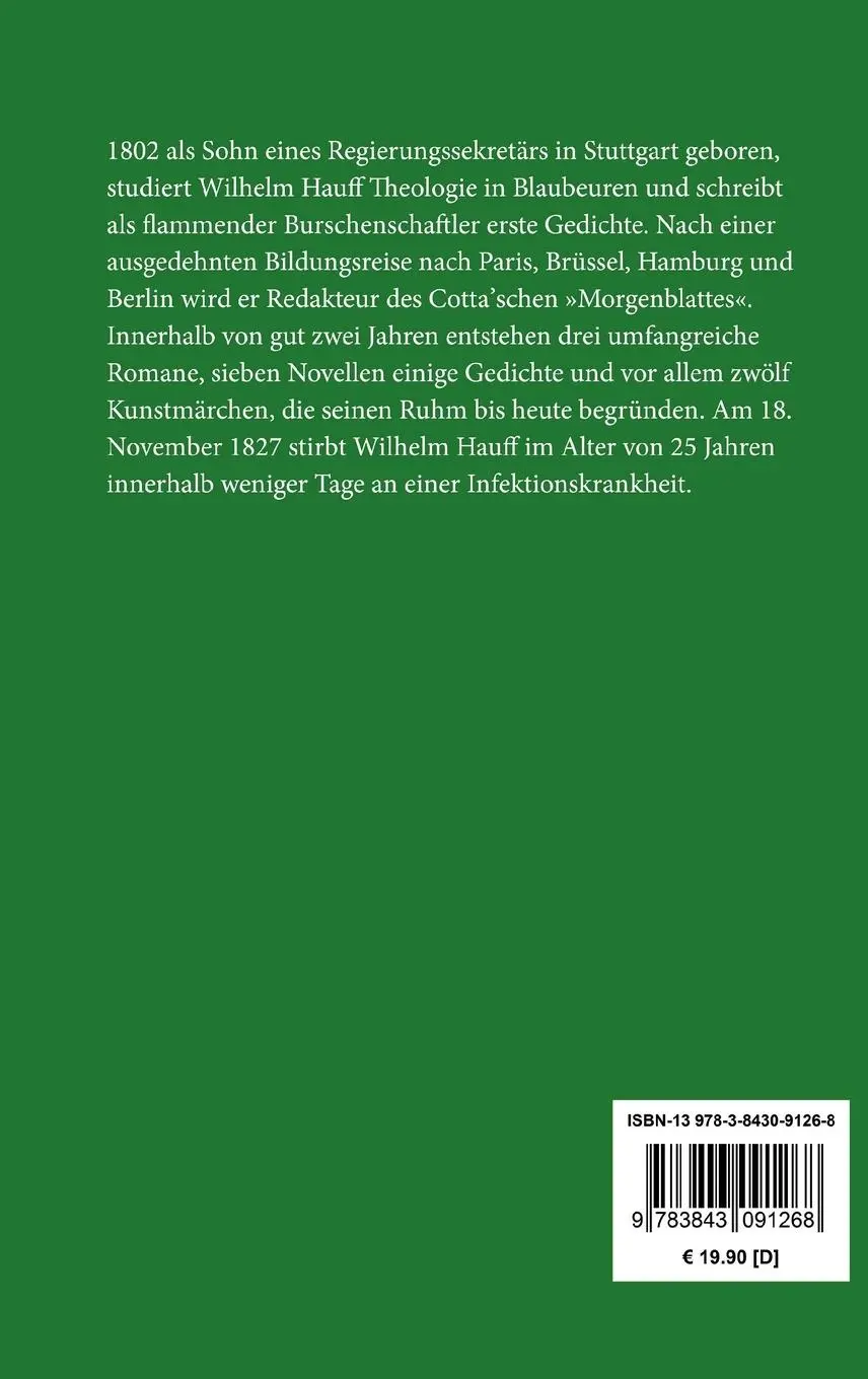Rückseite: 9783843091268 | Lichtenstein | Wilhelm Hauff | Buch | HC runder Rücken kaschiert