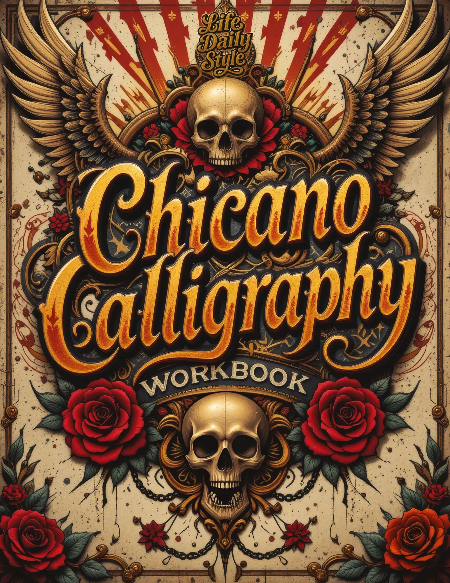 Cover: 9788368391268 | Chicano Calligraphy Workbook | Life Daily Style | Taschenbuch | 2025