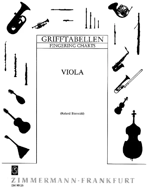 Cover: 9790010901268 | Grifftabelle für Viola | Viola. | Roland Bierwald | Taschenbuch | Buch