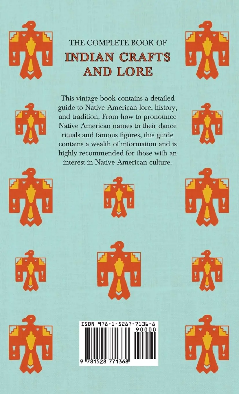Rückseite: 9781528771368 | Complete Book of Indian Crafts and Lore | W. Ben Hunt | Buch | 2016