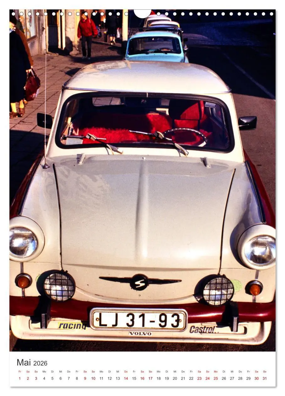 Bild: 9783457291368 | Auto-Land DDR - Trabant und Wartburg (Wandkalender 2026 DIN A3...