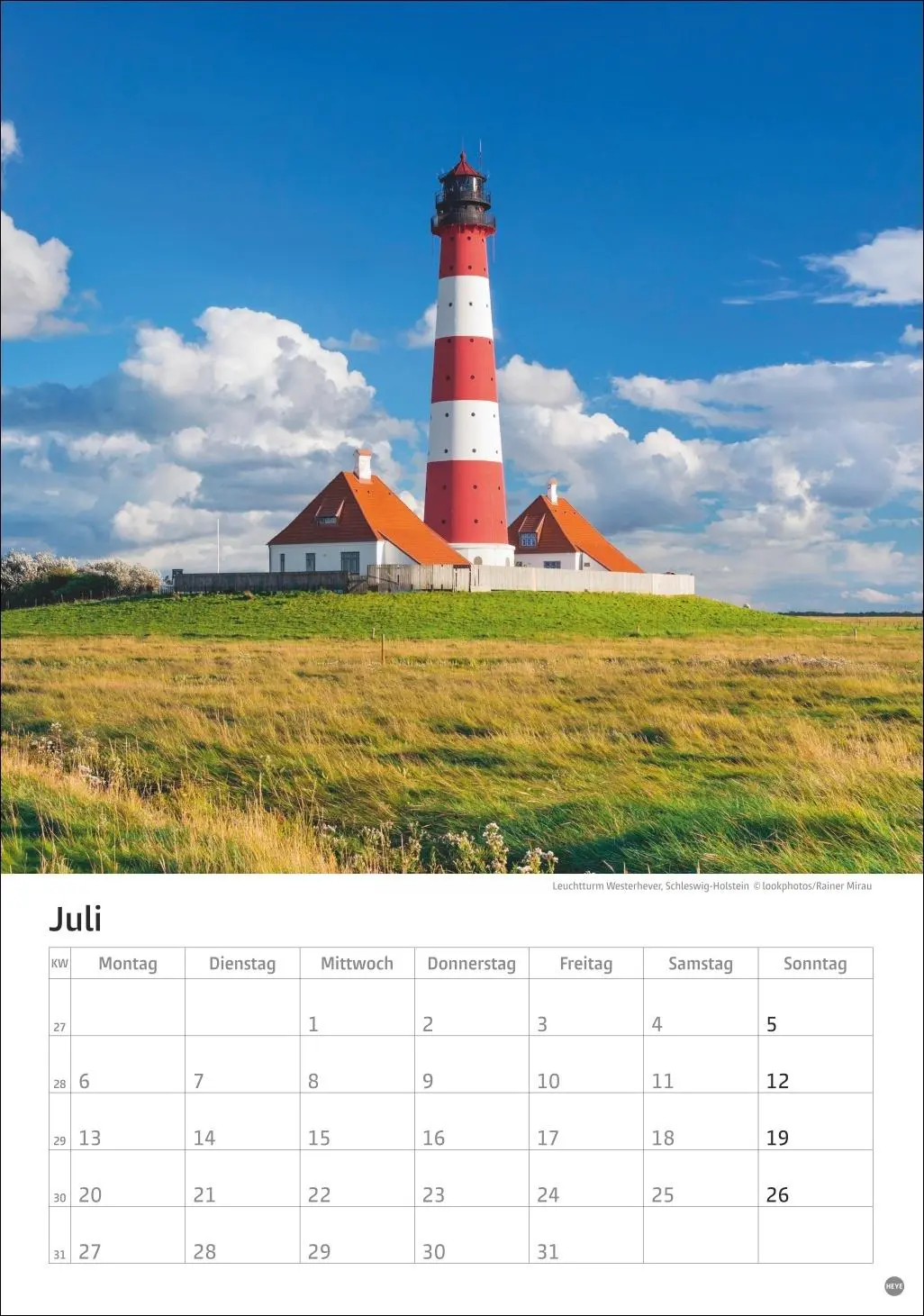 Bild: 9783756411368 | Deutschlands Küsten Kalender 2026 | Heye | Kalender | Spiralbindung
