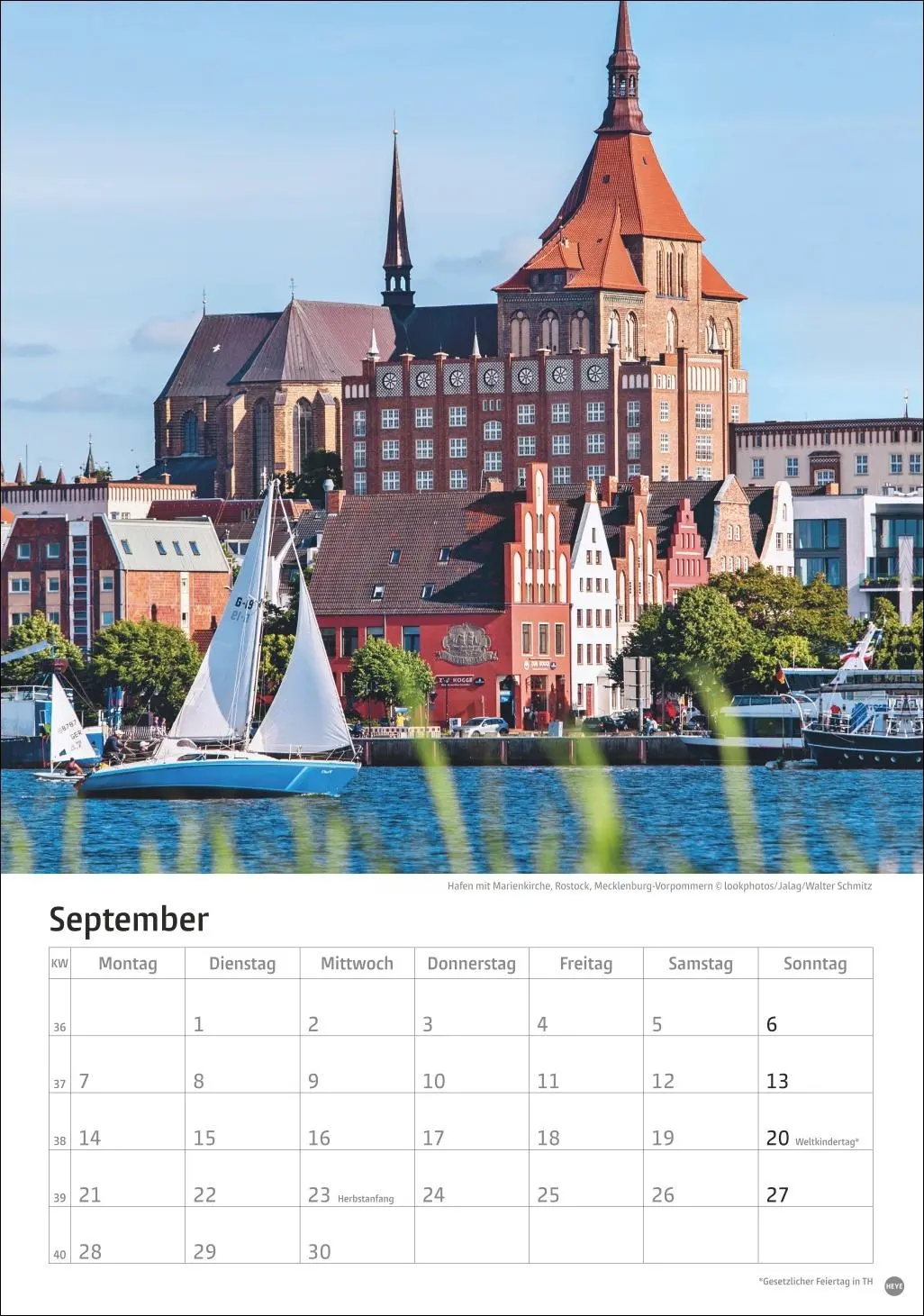 Bild: 9783756411368 | Deutschlands Küsten Kalender 2026 | Heye | Kalender | Spiralbindung
