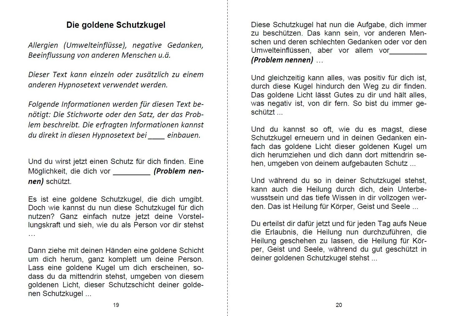 Bild: 9783967381368 | Hypnosetexte zum Vorlesen und selber Zusammenstellen | Schulze | Buch