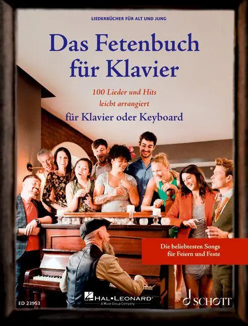 Cover: 9790001221368 | Das Fetenbuch für Klavier | Broschüre | Liederbücher für Alt und Jung
