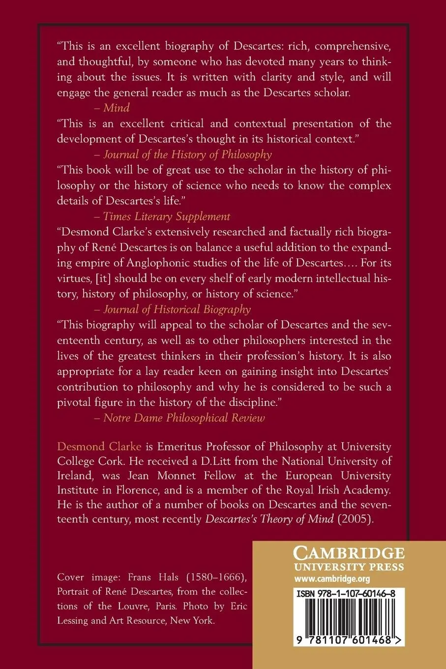 Rückseite: 9781107601468 | Descartes | Desmond Clarke | Taschenbuch | Englisch | 2012
