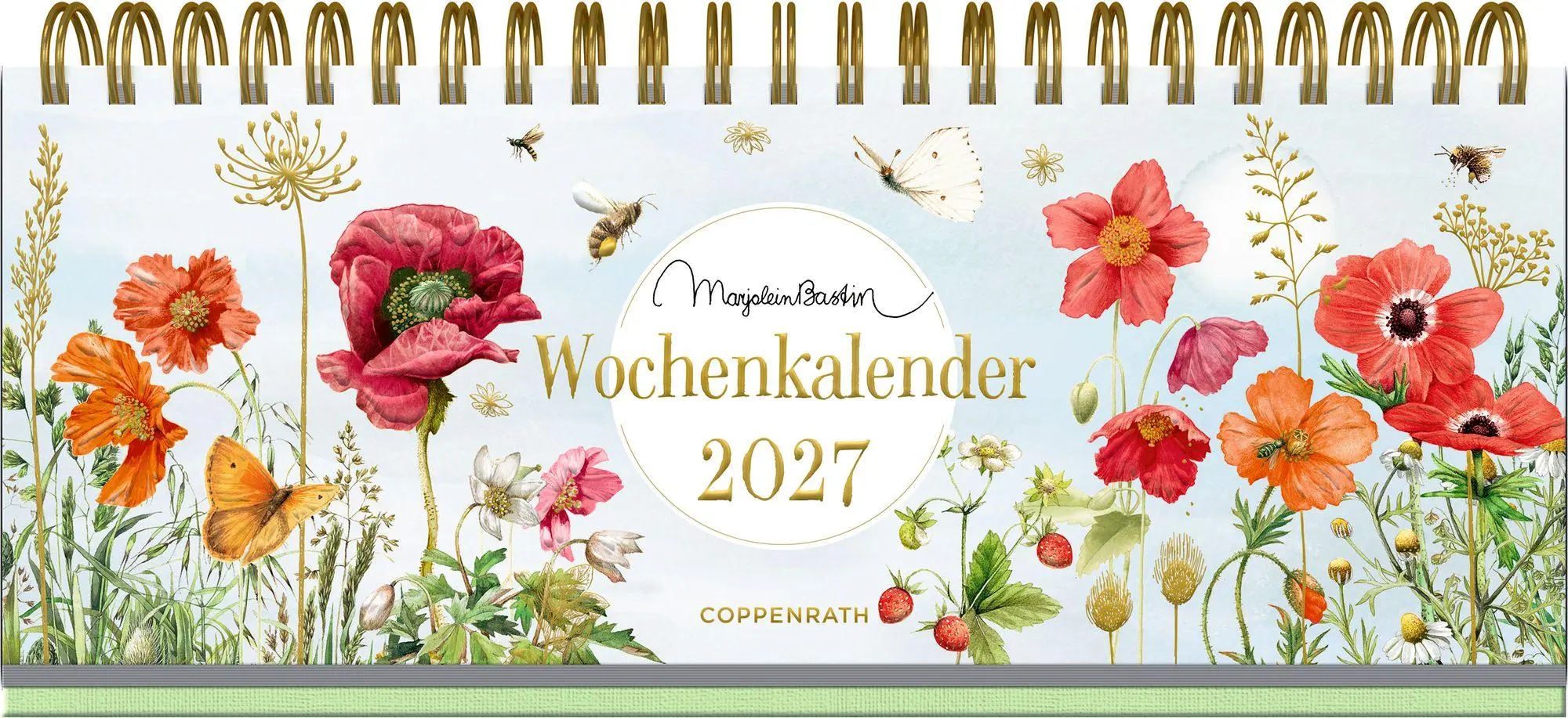 Cover: 4050003971568 | Wochenkalender 2027 - rot | Marjolein Bastin | Kalender | 120 S.