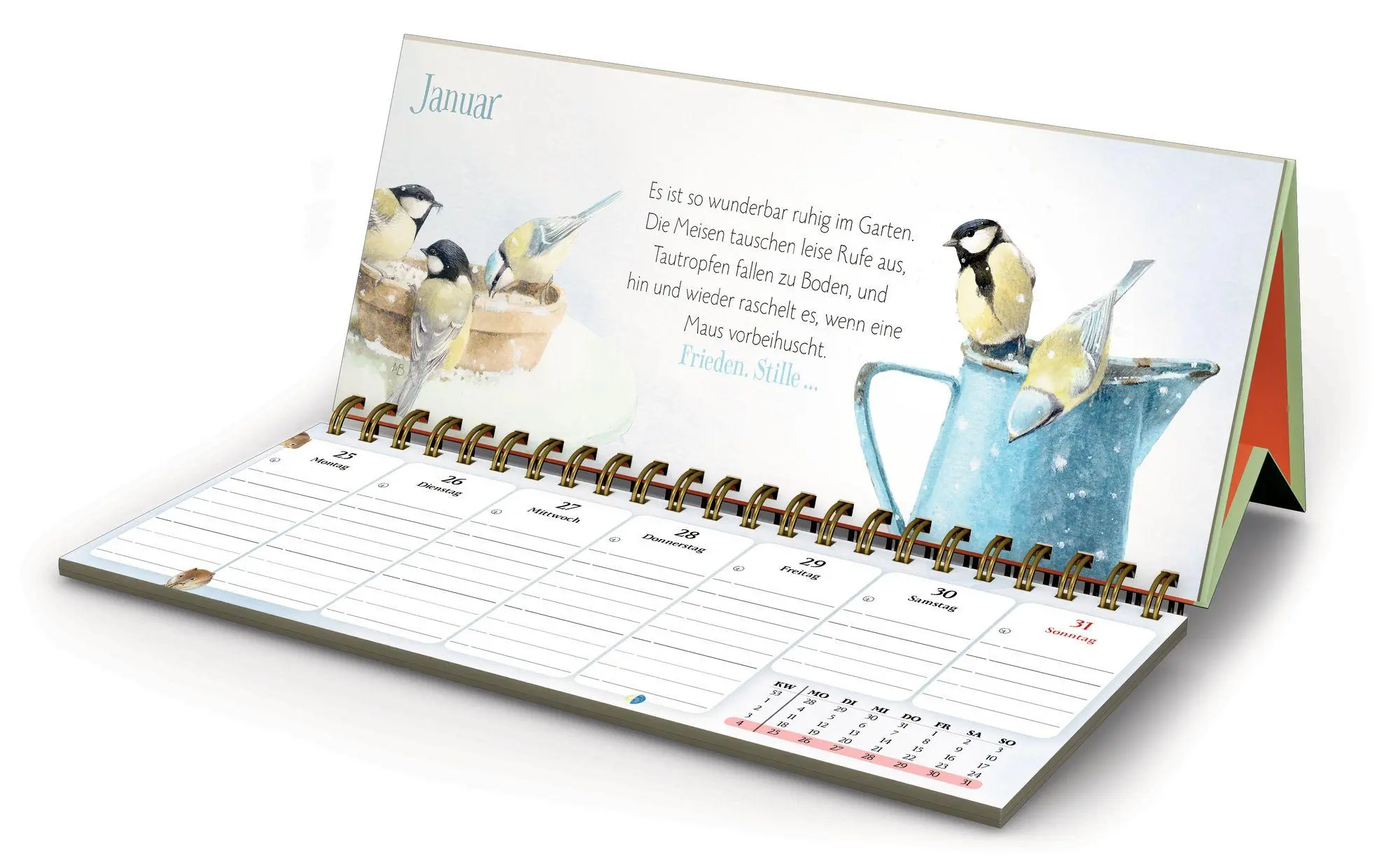 Bild: 4050003971568 | Wochenkalender 2027 - rot | Marjolein Bastin | Kalender | 120 S.
