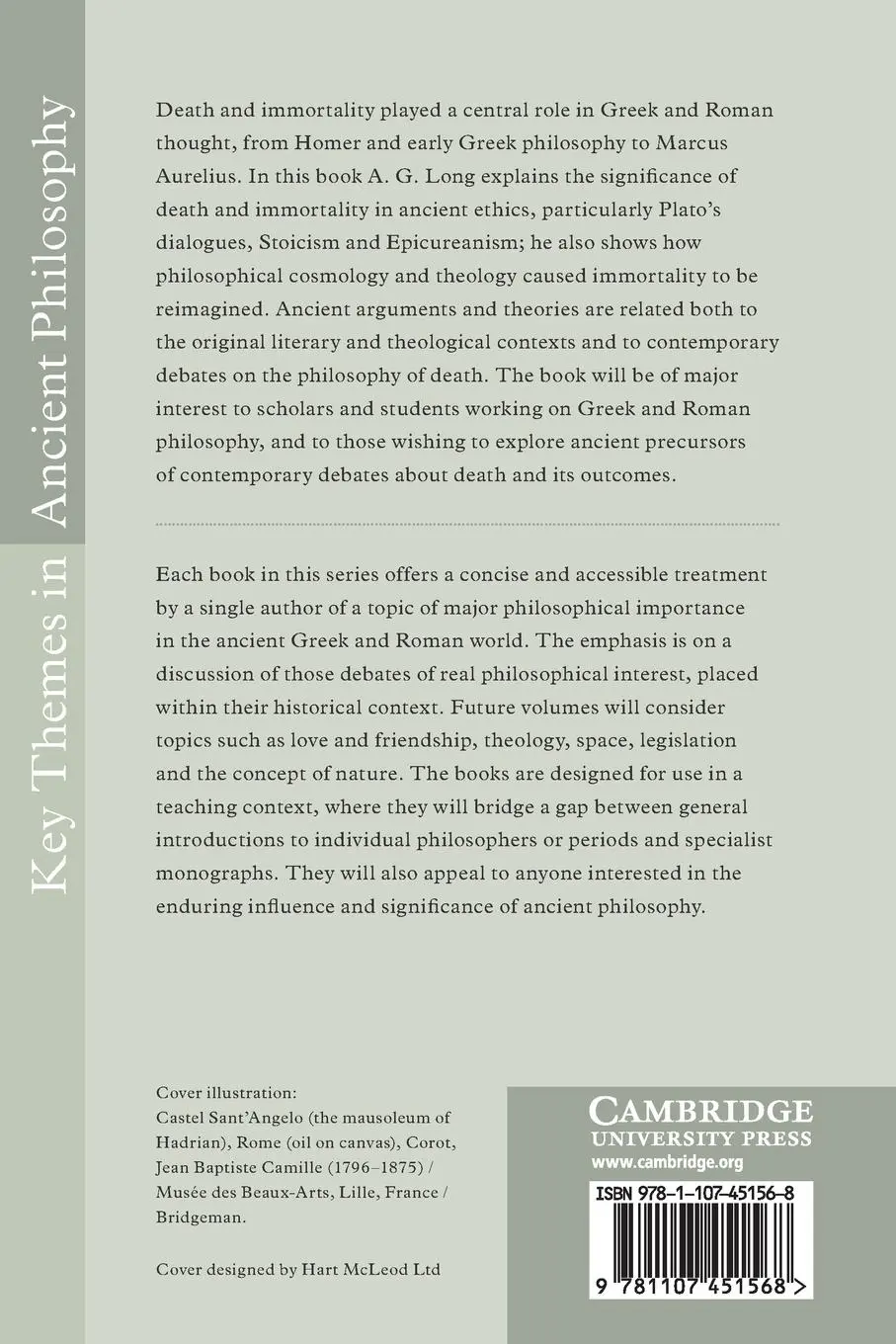 Rückseite: 9781107451568 | Death and Immortality in Ancient Philosophy | A. G. Long | Taschenbuch