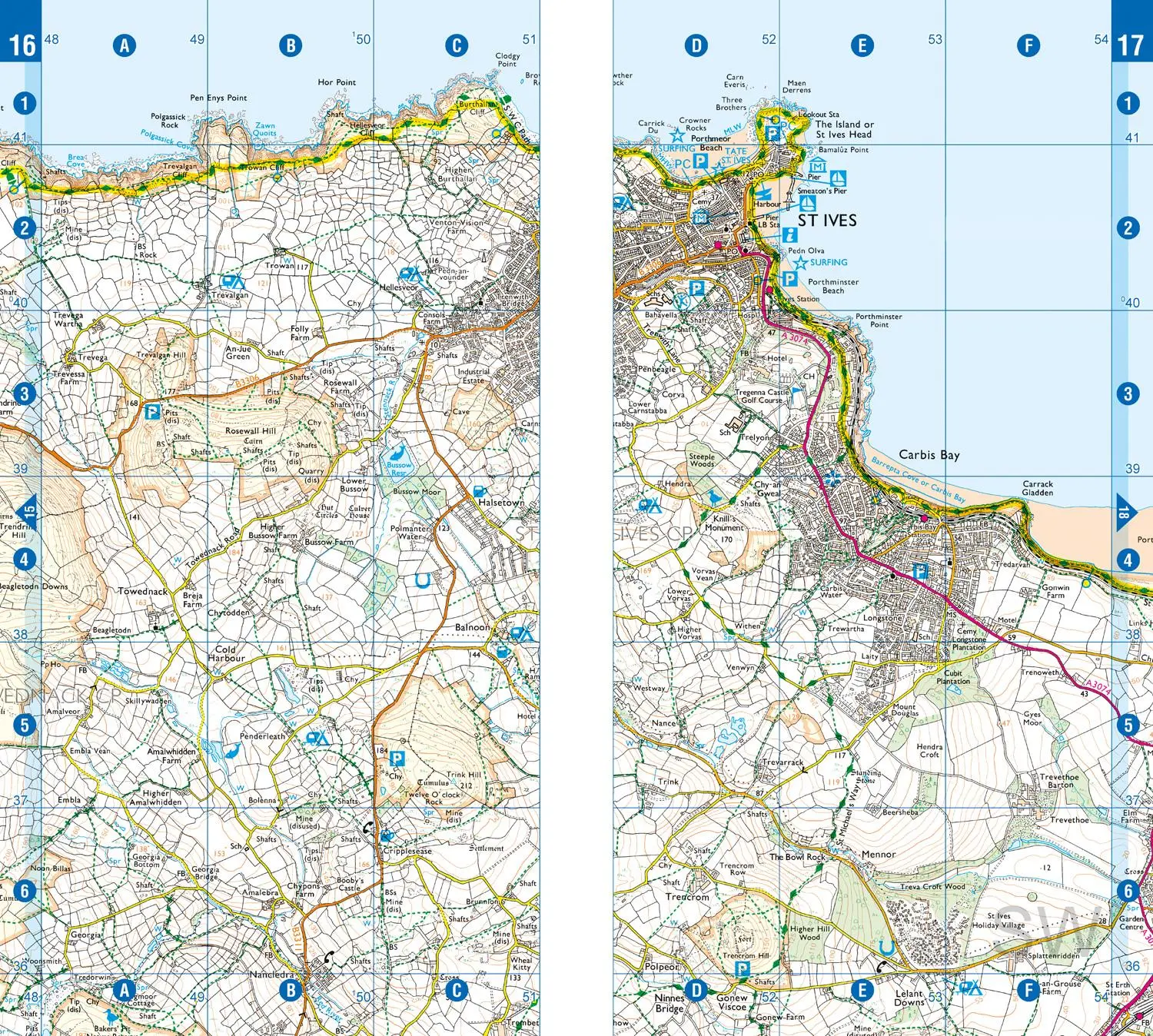 Bild: 9781782571568 | SW Coast Path North Cornwall Adventure Atlas | Taschenbuch | Englisch