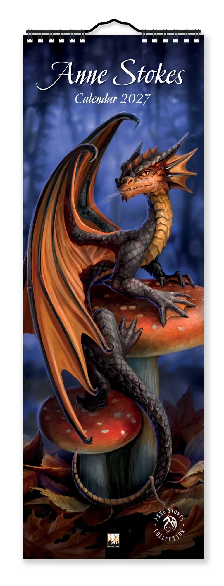 Cover: 9781806941568 | Anne Stokes - Slimline-Kalender 2027 - Original Flame Tree...