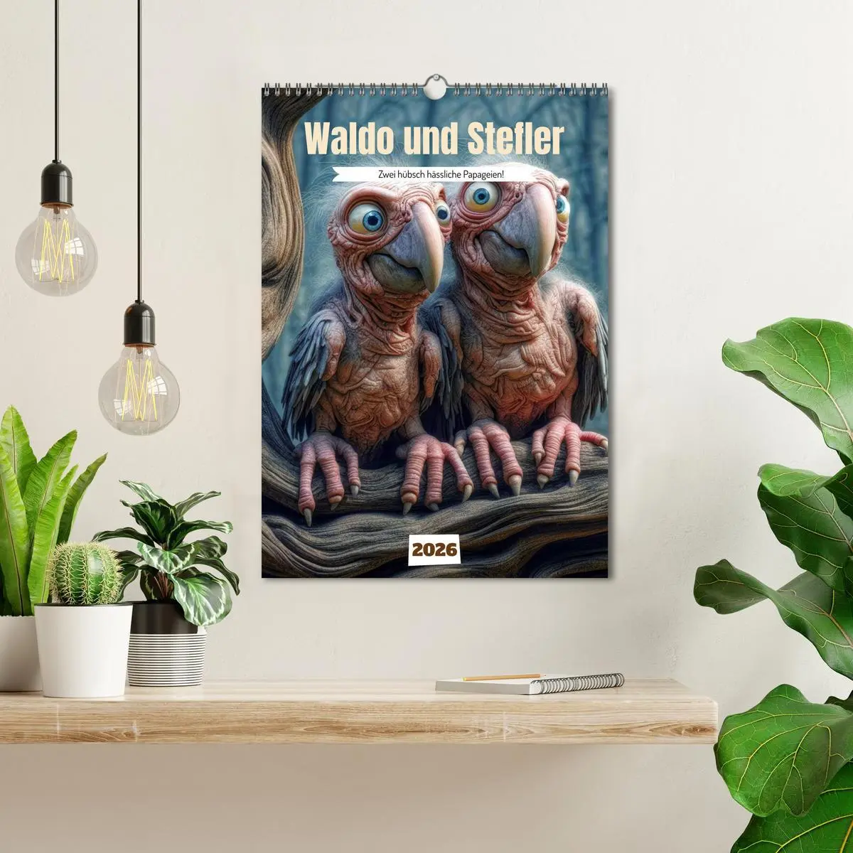 Bild: 9783516291568 | Waldo und Stefler (Wandkalender 2026 DIN A3 hoch), CALVENDO...