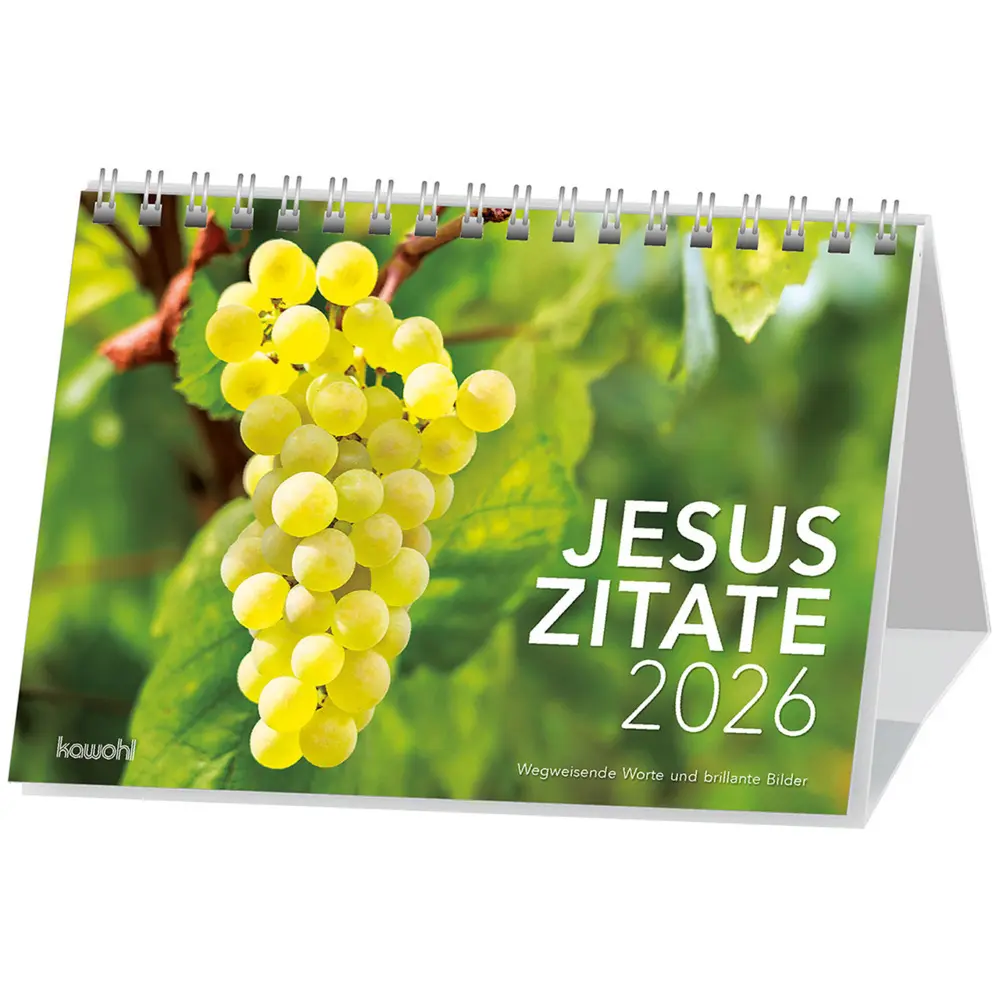 Cover: 9783754891568 | Jesus Zitate 2026 | Wegweisende Worte und brillante Bilder | Kalender