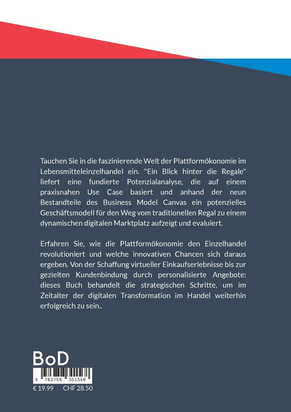 Rückseite: 9783758301568 | Ein Blick hinter die Regale: Die Revolution der Plattformökonomie...