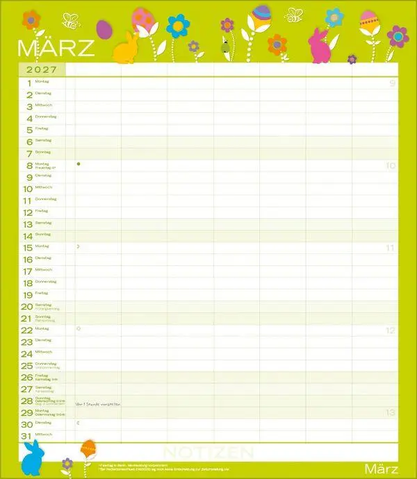 Bild: 9783819301568 | Multiplaner - Colour your time 2027 | Verlag Korsch | Kalender | 14 S.