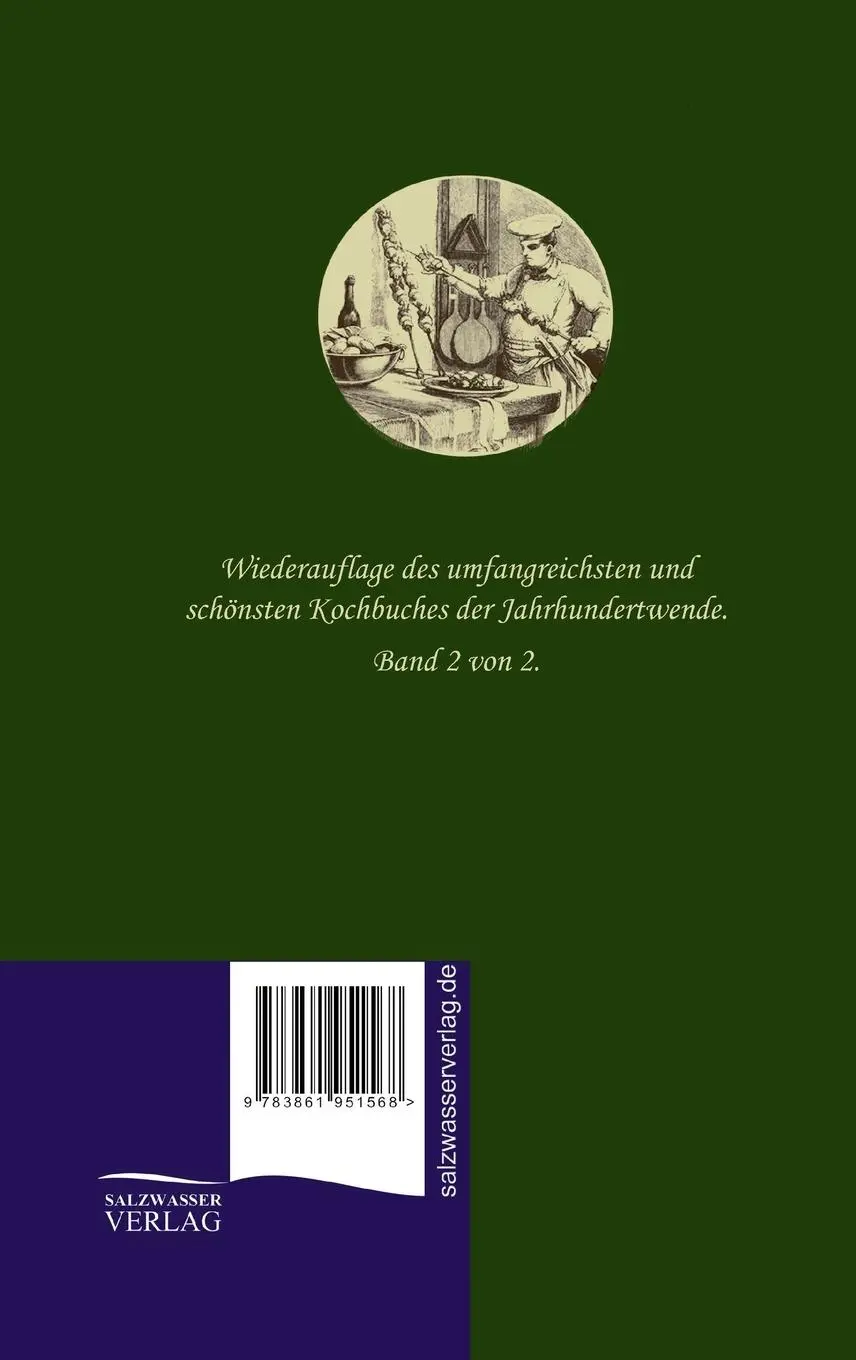 Rückseite: 9783861951568 | Illustriertes großes Kochbuch | Band 2 | Johann Rottenhöfer | Buch