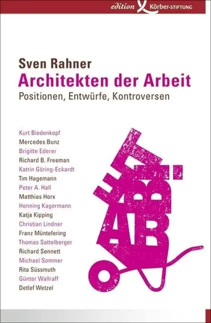 Cover: 9783896841568 | Architekten der Arbeit | Positionen, Entwürfe, Kontroversen | Rahner