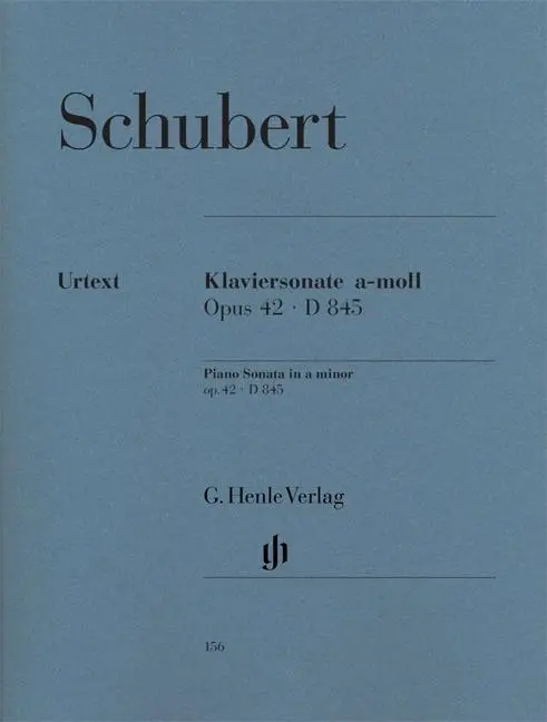 Cover: 9790201801568 | Piano Sonata In A Minor D.845 | Piano Sonata a minor op. 42 D 845