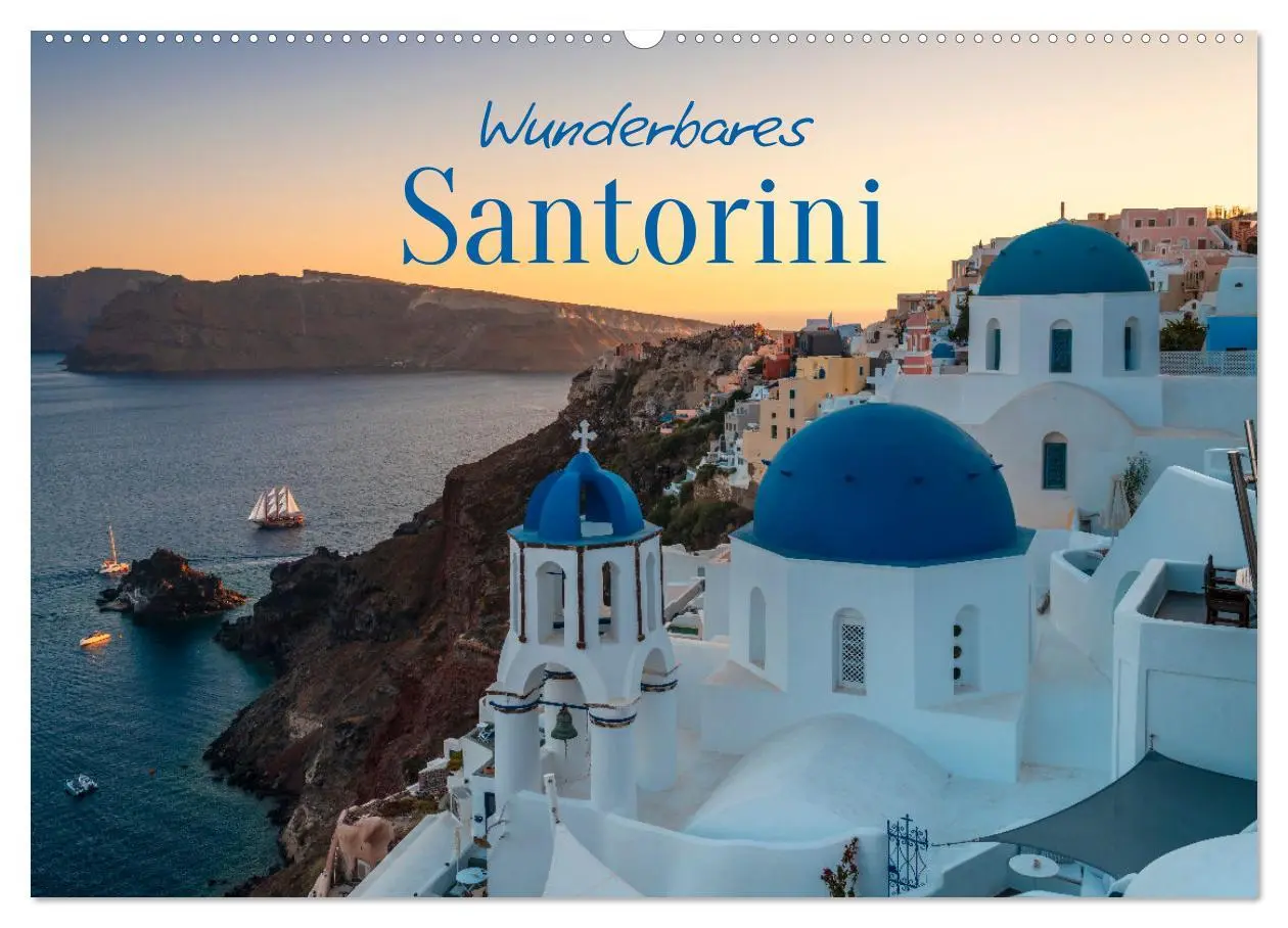 Cover: 9783457571668 | Wunderbares Santorini - Matteo Colombo (Wandkalender 2026 DIN A2...