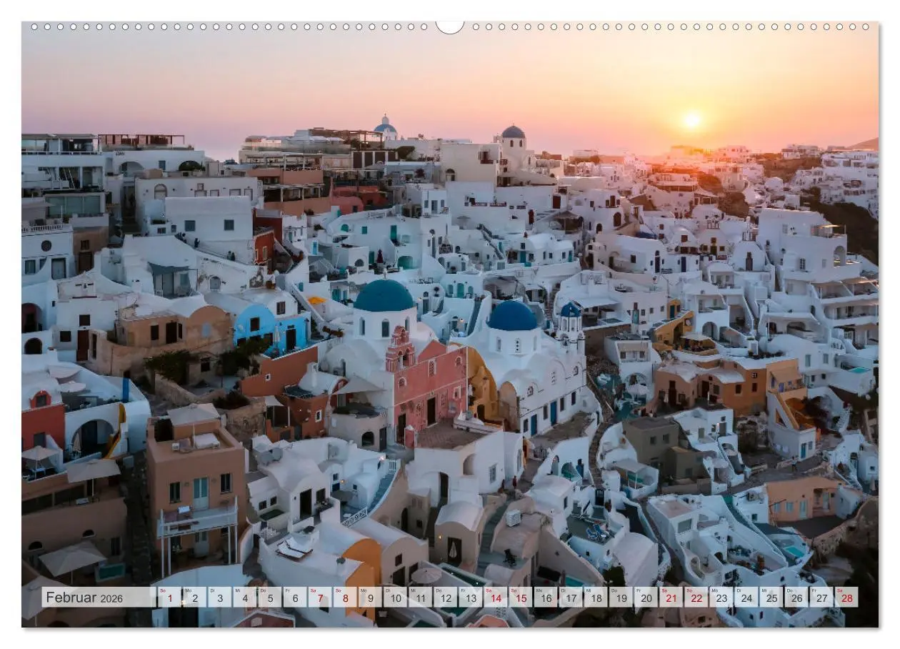 Bild: 9783457571668 | Wunderbares Santorini - Matteo Colombo (Wandkalender 2026 DIN A2...