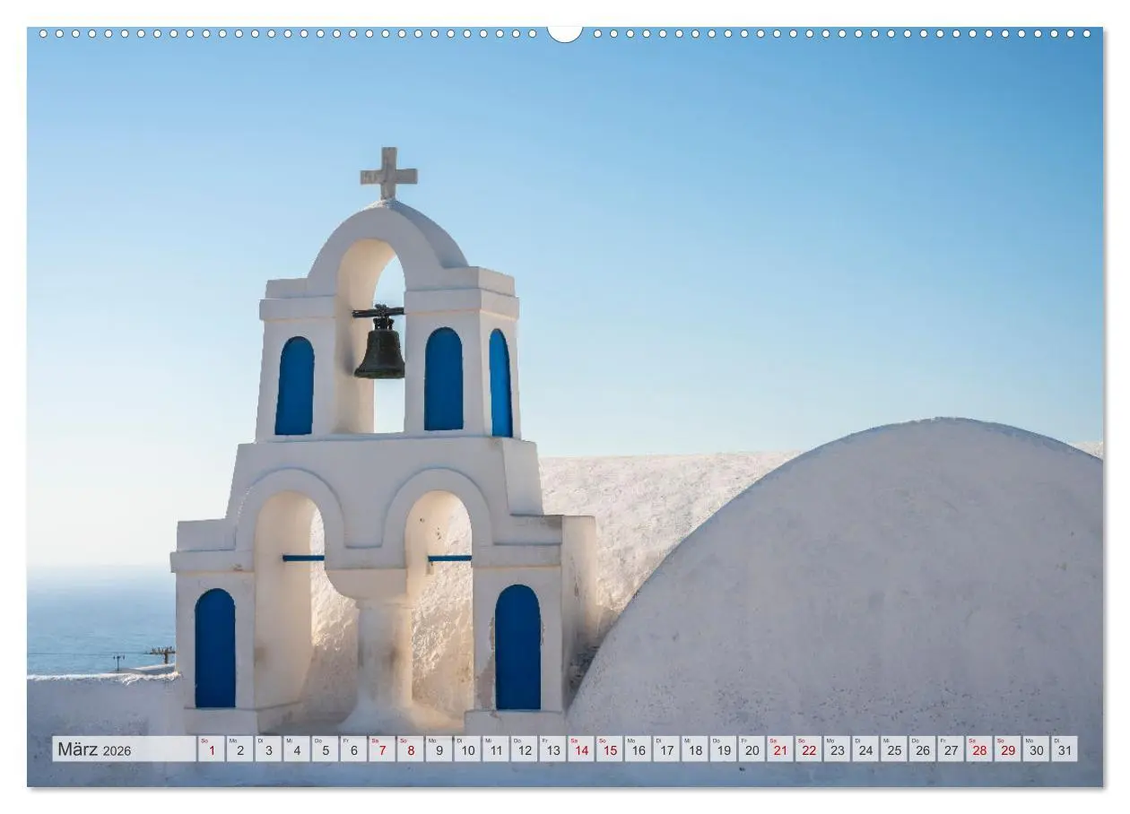 Bild: 9783457571668 | Wunderbares Santorini - Matteo Colombo (Wandkalender 2026 DIN A2...